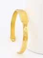 thumb Copper Alloy 24K Gold Plated Ethnic style Bangle 1