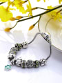 thumb Women Delicate leaf Shaped Rhinestones Bracelet 2