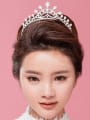thumb Artificial Pearls Noble Micro Pave Zircons Hair Accessories 1