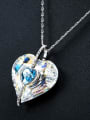 thumb Fashion Heart shaped austrian Crystal Necklace 2