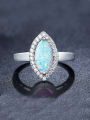 thumb Oval Opal Stone Engagement Ring 0