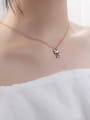 thumb Stainless Steel With Rose Gold Plated Cute Bobbi bear Necklaces 1