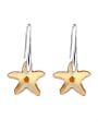 thumb Five-point Star Shaped hook earring 0