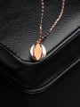 thumb Creative Rose Gold Plated Ball Shaped Necklace 1