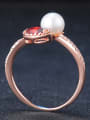 thumb Light Weight Freshwater Pearl Opening Ring 3