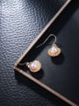 thumb Delicate Shell Shaped Artificial Pearl Drop Earrings 3