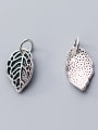 thumb 925 Sterling Silver With Antique Silver Plated Trendy Leaf Charms 2