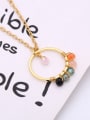 thumb High-grade Round Shaped Natural Stones Necklace 2