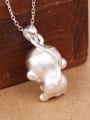 thumb Personalized Little Monkey Silver Pendant 3