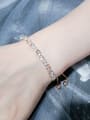 thumb Copper With Cubic Zirconia  Fashion Water Drop Bracelets 3
