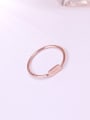 thumb Small Brand Personality Rose Gold Plated Ring 1