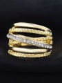 thumb Luxury 18K Gold Plated Austria Crystal Ring 2