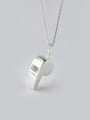 thumb S925 Silver Fshion Personality Whistle Shape Necklace 0