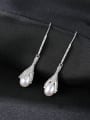 thumb Sterling Silver Boutique Jewelry Natural Pearl Earrings 0