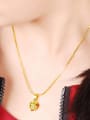 thumb Elegant 24K Gold Plated Heart Shaped Necklace 1
