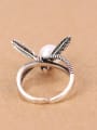thumb Personalized Freshwater Pearl Feathers Ring 2