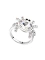 thumb Personalized Cubic austrian Crystals Spider Alloy Ring 1