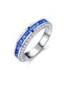 thumb Blue Opal Stone Multistone ring 0