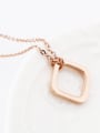 thumb 18K Rose Gold Titanium Stainless Steel  Necklace 1
