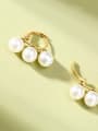 thumb Stainless Steel With Imitation pearl classic Earrings 0