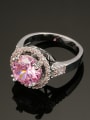 thumb AAA Zircons Noble Fashion Copper Ring 2