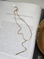 thumb Sterling silver minimalist golden necklace 1