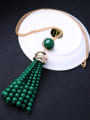 thumb Long Tassel Stones weater Necklace 3