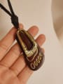 thumb Couples Delicate Foot Shaped Necklace 2