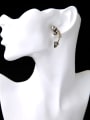 thumb Personality Artificial Pearls Alloy Stud drop earring 2