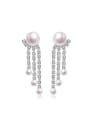 thumb Freshwater Pearls Tassels drop earring 0