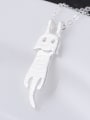 thumb Lovely Cat S925 Silver Clavicle Necklace 2