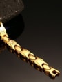 thumb Trendy Gold Plated Geometric Shaped AAA Zircon Bracelet 2