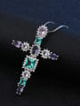 thumb Copper With  Glass stone Fashion Cross Necklaces 0