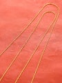 thumb Copper Alloy 24K Gold Plated Simple style Single Chain Necklace 1