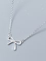 thumb Sterling Silver Bowknot sweet and lovely necklace chain 2