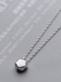thumb Trendy Geometric Shaped S925 Silver Necklace 1