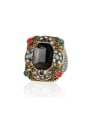 thumb Retro style Resin stones Double Color Plated Alloy Ring 0