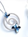 thumb 2018 S925 Silver Butterfly-shaped Necklace 2