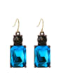 thumb Fashion Artificial Crystal Geometric drop earring 1