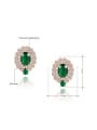 thumb High-quality Peacock Shaped AAA Zircon Two Pieces Jewelry Set 2