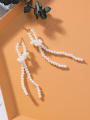 thumb Alloy With 18k Gold Plated Fashion Imitation Pearl Charm Earrings 1