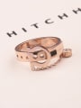 thumb Creative Buckle Rose Gold Ring 1