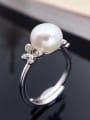 thumb Fashion Freshwater Pearl Butterflies Ring 0