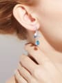 thumb S925 Silver Crystal drop earring 1
