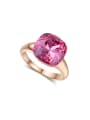 thumb Pink Zircon Luxury Rose Gold Plated Ring 0