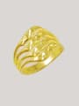 thumb Fashion 24K Gold Plated Wave Shaped Ring 0