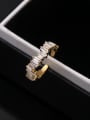 thumb Shining Zircons Micro Pave Color Copper Ring 0
