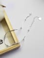thumb Simple Tiny Beads Silver Women Anklet 2