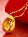 thumb Copper Alloy 24K Gold Plated Chicken Creative Necklace 2