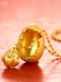 thumb Copper Alloy 24K Gold Plated Chicken Creative Necklace 1